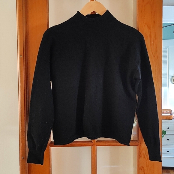 Black Long Sleeve Madewell Sweater - Picture 1 of 3